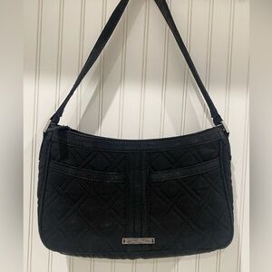 Vera Bradley Cassidy Black Quilted Shoulder Bag,‎ Purse, Handbag